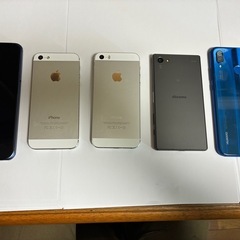 格安！早い者勝ち！ジャンク！5台スマホセットの画像