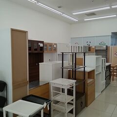 ★リユースのサカイ日立店★HJ8686  レンジボード ホワイト H180.5×D37.5×W59 クリーニング済み の画像