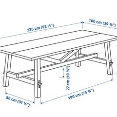 ダイニングテーブル　IKEAの画像