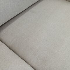 ★リユースのサカイ日立店★HJ8687  ソファ ベージュ H52×D76×W130 クリーニング済み の画像