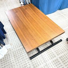 ニトリ リフティングテーブル NEWアクティブウォルナット 昇降式 作業台の画像