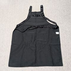 【無料で差し上げます】cozycube 首掛けエプロン 大人用 ブラックの画像