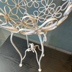 定価3,780円 アンティーク　オブジェ　フラワー　ホワイト　の画像