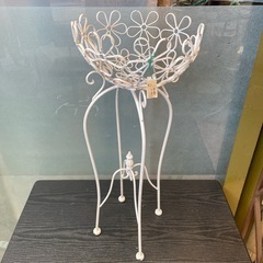 定価3,780円 アンティーク　オブジェ　フラワー　ホワイト　の画像