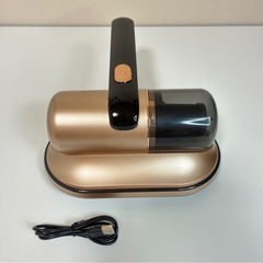 決まりました　布団クリーナー UVダニ対策　コードレス　ダニ uv除菌 色はゴールド　ハウスダストやペットの毛　花粉などに最適！の画像