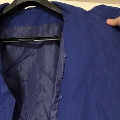 コート　ブルーの画像