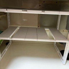 ニトリ　シンク下収納ラック
の画像