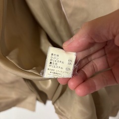 Green label relaxing コート　ベージュの画像