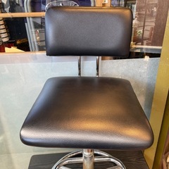 カウンターチェア　ブラック　の画像
