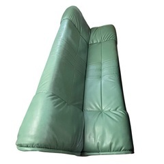 ¥0/3人掛けソファー/グリーン/ハイバック/リクライニング/の画像