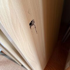 オフィス家具の折りたたみ机を9台✨　※うち、1台穴開き有りの画像