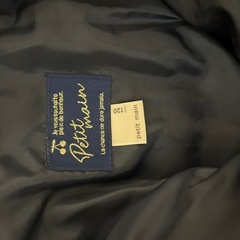 petit main 中綿ジャケット 120 プチマイン ダウン コートの画像