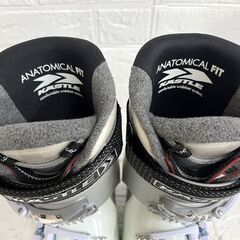 ☆KASTLE ケスレー スキーブーツ COMFORT コンフォート 24cm-24.5cm グレー×ホワイト アウトソール287mm ☆札幌市 白石店 の画像