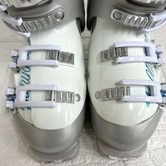 ☆KASTLE ケスレー スキーブーツ COMFORT コンフォート 24cm-24.5cm グレー×ホワイト アウトソール287mm ☆札幌市 白石店 の画像