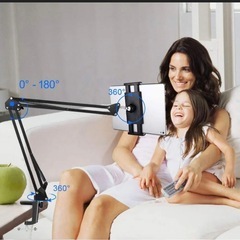 スマホスタンド 寝ながら アーム クリップ  iPadの画像