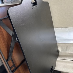 サンワサプライ リフトアップデスク スタンディングデスク 机上 幅約79.5cm 薄型 折りたたみ可能 高さ12段階調整可能 ブラックの画像