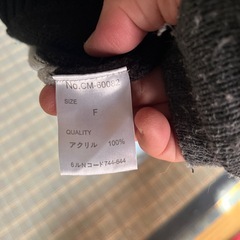 ボーダーVセーターFreeサイズの画像