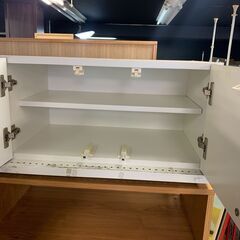 【リサイクルストアスターズ鹿大店】プッシュ開閉扉　収納棚　ローボードの画像
