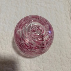 コップ　ガラス　ピンクの画像