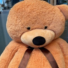 160cm  クマのぬいぐるみ　　ビッグベア　大きな熊の画像