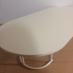 ローテーブル　アイボリーの画像