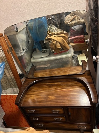 ドレッサー　昭和後期　美品 6/15まで最大15％お値引！条件は要問い合わせ！ロココ調高級ドレッサー