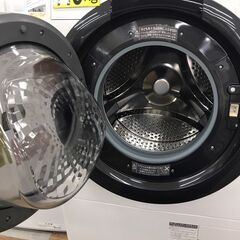 【ジャングルジャングル広陵店】家電　ドラム洗濯機　シャープ　2021年製　7kg　乾燥3.5kg　ES-S7F　【ジモティー特別価格】の画像