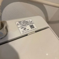 【無料】AQUA 洗濯機　2018年製の画像