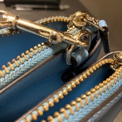 COACH クリスティーキャリーバッグ F36704 ライトブルー 希少カラーの画像