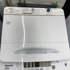 【トレファク高槻店】安心の1年間保証！取りに来られる方限定！Hisense（ハイセンス）の全自動洗濯機のご紹介です！の画像