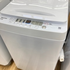 【トレファク高槻店】安心の1年間保証！取りに来られる方限定！Hisense（ハイセンス）の全自動洗濯機のご紹介です！の画像