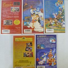 ★VHS ビデオ ディズニー アニメ 5本セット 美女と野獣/ミッキーのマジカル・クリスマス/アラジン/Mr. インクレディブル/ノートルダムの鐘 jの画像