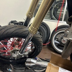 drz400sm レストア途中の画像