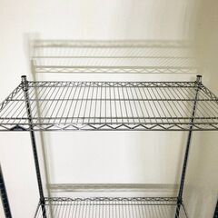 Luminous スチールラック3段 アジャスター付き脚部 全体耐荷重240kg メタルルミナスラック・ティアシェルフ・ワイヤーシェルフの画像