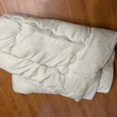 未使用品シングル掛け・敷き布団・カバー5点セットの画像
