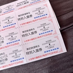 東武動物公園 特別入園券4枚 　アトラクションパス ５００円割引券4の画像