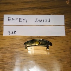 母の想い出の時計(ジャンク)/ベルト無し〜K18 GOLD SWISS(参考総重量7.86gの画像