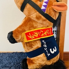 #未使用#サラブレッドコレクション#ドウデュース#ふわふわ超BIG#馬#40cm#ぬいぐるみ#クレーンゲーム#UFOキャッチャー#景品#大きい#ビッグ#ラウンド1 の画像
