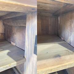 I19★Knot antiques ノットアンティークス★TVボード W160cm ヴィンテージ調 ローボード CRASH GATE の画像