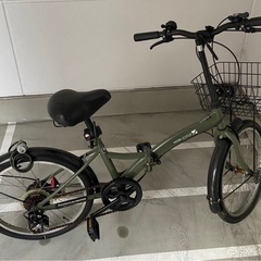 折りたたみ20インチ自転車の画像