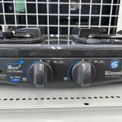 リユースのサカイ東金店 Rinnai ガステーブル 07年製 LPガス ※ホースなし TJ16761の画像