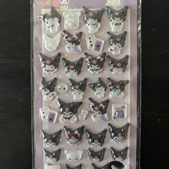 クロミちゃん　ドロップシール　3D 立体シール　ボンボンドロップシール
の画像