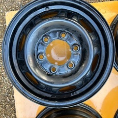キャラバン　純正鉄ホイール　15インチ　4本セットの画像