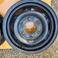 キャラバン　純正鉄ホイール　15インチ　4本セットの画像