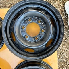 キャラバン　純正鉄ホイール　15インチ　4本セットの画像