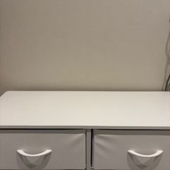 収納ケース　チェスト　ホワイトの画像