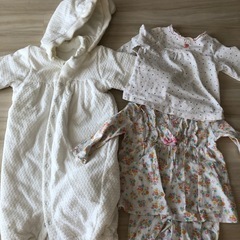 ベビー服　子ども服　8点セット　パジャマ　ドレス　80 サイズの画像
