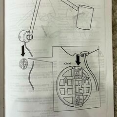 【中古】デスクライト／IKEA／ニーモーネ（ブラック）の画像