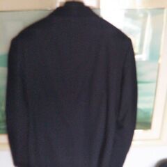 メンズ黒紺色ジャケットＬ（ユニクロ スリムフィット）の画像