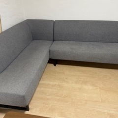 【12/19-21で引渡し可能な方】ニトリL字ソファの画像